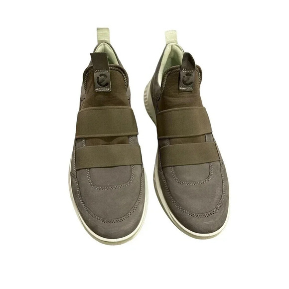 👟‎ ECCO Men’s Ath-1FTR Slip-On Sneakers Size 11.5 Gray Casual Comfort 🩶 - Picture 1 of 6